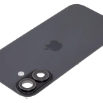Apple iPhone 17 Back Cover with Magnet Bazel incl NFC and Flash Flex - Black Pulled B