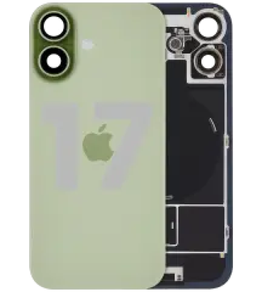Apple iPhone 17 Back Cover with Magnet Bazel incl NFC and Flash Flex - Sage Pulled C