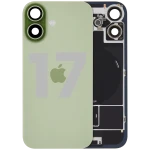 Apple iPhone 17 Back Cover with Magnet Bazel incl NFC and Flash Flex - Sage Pulled C