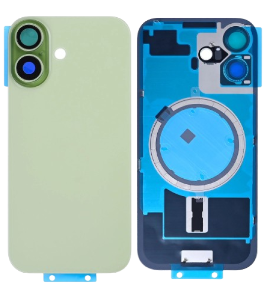 Apple iPhone 17 Back Cover with Magnet Bezel (without NFC & Flash Flex) - Sage OEM-Equivalent