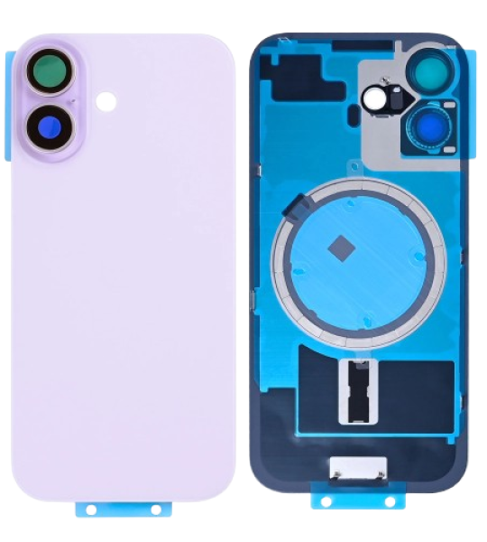 Apple iPhone 17 Back Cover with Magnet Bezel (without NFC & Flash Flex) - Lavender OEM-Equivalent