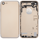Apple iPhone 7 Housing with Small Parts (No Charger Flex) - Gold Pulled A