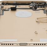 Apple iPhone 7 Housing with Small Parts (No Charger Flex) - Gold Pulled A