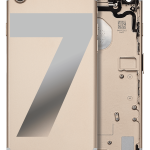 Apple iPhone 7 Housing with Small Parts (No Charger Flex) - Gold Pulled A