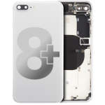 Apple iPhone 8 Plus Housing with Small Parts (No Charger Flex) - Silver Pulled A