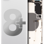 Apple iPhone 8 Plus Housing with Small Parts (No Charger Flex) - Silver Pulled C