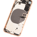 Apple iPhone 8 Housing with Small Parts (No Charger Flex) - Gold Pulled A