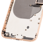 Apple iPhone 8 Housing with Small Parts (No Charger Flex) - Gold Pulled A