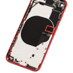 Apple iPhone 8 Housing with Small Parts (No Charger Flex) - Red Pulled C