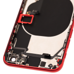 Apple iPhone 8 Housing with Small Parts (No Charger Flex) - Red Pulled C