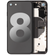 Apple iPhone 8 Housing with Small Parts (No Charger Flex) - Space Gray Pulled A