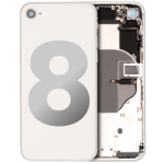 Apple iPhone 8 Housing with Small Parts (No Charger Flex) - Silver Pulled B