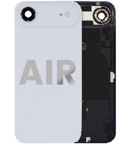 Apple iPhone 17 Air Back Cover with Magnet Bazel incl NFC and Flash Flex - Sky Blue Pulled A