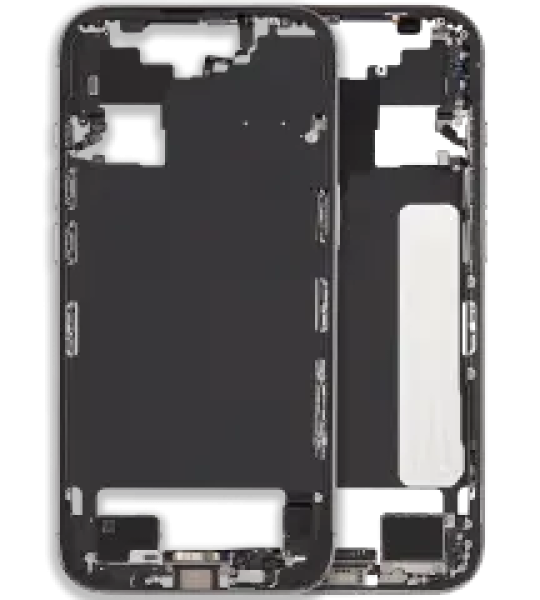 Apple iPhone 17 Air Middle Frame with Small Parts - Cloud White Pulled A