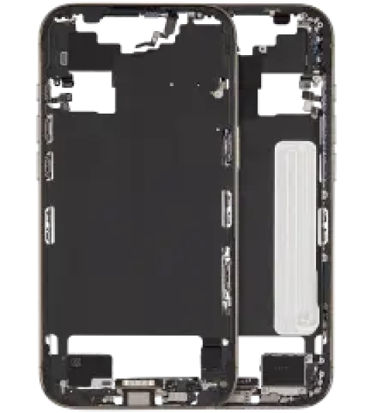 Apple iPhone 17 Air Middle Frame with Small Parts - Light Gold Pulled A