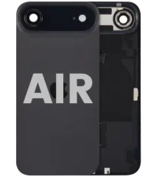 Apple iPhone 17 Air Back Cover with Magnet Bazel incl NFC and Flash Flex - Space Black Pulled B