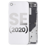 Apple iPhone SE 2020 Housing with Small Parts (No Charger Flex) - White Pulled C