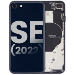 Apple iPhone SE 2022 Housing with Small Parts (No Charger Flex) - Midnight Pulled B