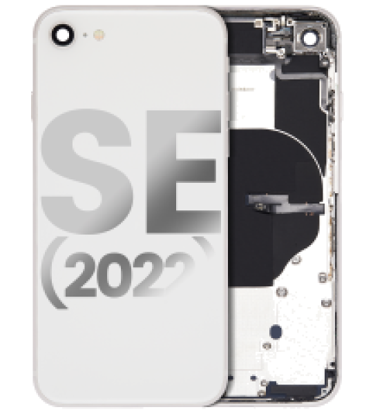 Apple iPhone SE 2022 Housing with Small Parts (No Charger Flex) - Starlight Pulled A