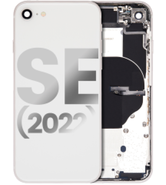 Apple iPhone SE 2022 Housing with Small Parts (No Charger Flex) - Starlight Pulled C