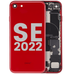 Apple iPhone SE 2022 Housing with Small Parts - Red Pulled A
