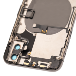 Apple iPhone X Housing with Small Parts (No Charger Flex) - Space Gray Pulled A