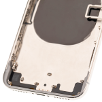 Apple iPhone X Housing with Small Parts (No Charger Flex) - Silver Pulled C