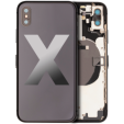 Apple iPhone X Housing with Small Parts (No Charger Flex) - Space Gray Pulled A