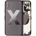 Apple iPhone X Housing with Small Parts (No Charger Flex) - Space Gray Pulled A