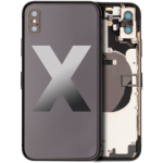 Apple iPhone X Housing with Small Parts (No Charger Flex) - Space Gray Pulled C