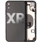 Apple iPhone XR Housing with Small Parts (No Charger Flex) - Black Pulled A