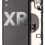 Apple iPhone XR Housing with Small Parts (No Charger Flex) - Black Pulled B