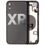 Apple iPhone XR Housing with Small Parts (No Charger Flex) - Black Pulled C