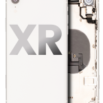 Apple iPhone XR Housing with Small Parts (No Charger Flex) - White Pulled B