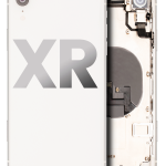 Apple iPhone XR Housing with Small Parts (No Charger Flex) - White Pulled C