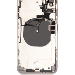 Apple iPhone XS Max Housing with Small Parts (No Charger Flex) - Silver Pulled B