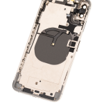 Apple iPhone XS Max Housing with Small Parts (No Charger Flex) - Silver Pulled B