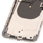 Apple iPhone XS Max Housing with Small Parts (No Charger Flex) - Silver Pulled B