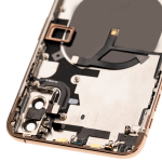 Apple iPhone XS Max Housing with Small Parts (No Charger Flex) - Gold Pulled B
