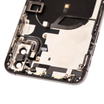 Apple iPhone XS Max Housing with Small Parts (No Charger Flex) - Space Gray Pulled C