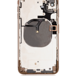 Apple iPhone XS Max Housing with Small Parts (No Charger Flex) - Gold Pulled C