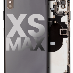 Apple iPhone XS Max Housing with Small Parts (No Charger Flex) - Space Gray Pulled B
