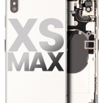 Apple iPhone XS Max Housing with Small Parts (No Charger Flex) - Silver Pulled B