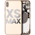 Apple iPhone XS Max Housing with Small Parts (No Charger Flex) - Gold Pulled C