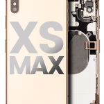 Apple iPhone XS Max Housing with Small Parts (No Charger Flex) - Gold Pulled C