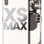 Apple iPhone XS Max Housing with Small Parts (No Charger Flex) - Silver Pulled A