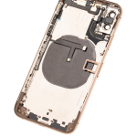 Apple iPhone XS Housing with Small Parts (No Charger Flex) - Gold Pulled B