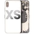 Apple iPhone XS Housing with Small Parts (No Charger Flex) - Silver Pulled C