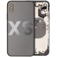 Apple iPhone XS Housing with Small Parts (No Charger Flex) - Space Gray Pulled A