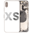 Apple iPhone XS Housing with Small Parts (No Charger Flex) - Silver Pulled A